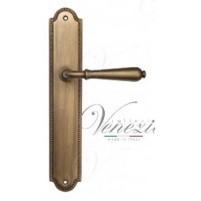 Ручка дверная на планке проходная Venezia Classic PL98 матовая бронза