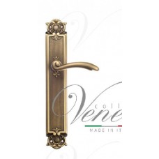 Ручка дверная на планке проходная Venezia Versale PL97 матовая бронза