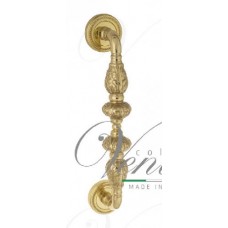Ручка дверная скоба Venezia Lucrecia 305мм (250мм) D3 полированная латунь