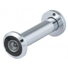 Глазок дверной Fuaro Dvz4, 16/200/70X130 (Оптика Пластик, Угол Обзора 200) Cp Хром