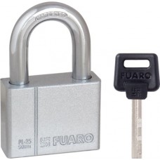 Замок навесной Fuaro Pl-2550 (50 Мм) 4 "Фин." Кл. Блистер