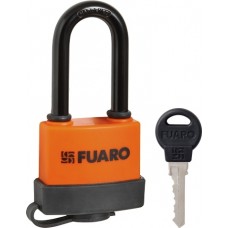 Замок навесной Fuaro Pl-3650 Ls (50 Мм) 3 "Англ."Кл. (Удлиненная Дужка) Блистер