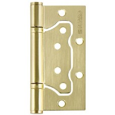 Петля универсальная без врезки Fuaro 500-2Bb/Bl 100X2,5 Sb (Золото матовое) Блистер