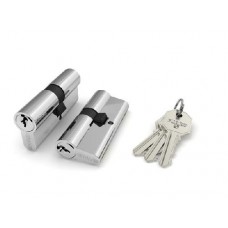 Цилиндровый механизм 100 Ca 80 Mm (30+10+40) Cp Хром, Fuaro