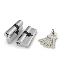 Цилиндровый механизм 100 Ca 80 Mm (30+10+40) Cp Хром 5 Кл., Fuaro