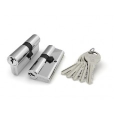 Цилиндровый механизм R300/70 Mm (30+10+30) Cp Хром 5 Кл., Fuaro
