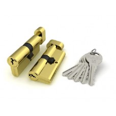 Цилиндровый механизм с вертушкой R302/60 Mm (25+10+25) Bbp Латунь 5 Кл., Fuaro
