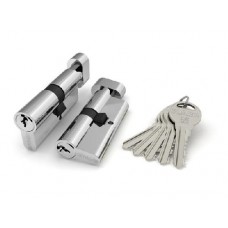 Цилиндровый механизм с вертушкой R302/68 Mm (26+10+32) Cp Хром 5 Кл., Fuaro