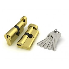 Цилиндровый механизм с вертушкой R302/70 Mm (30+10+30) Bbp Латунь 5 Кл., Fuaro