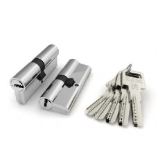 Цилиндровый механизм R600/90 Mm (40+10+40) Cp Хром 5 Кл., Fuaro
