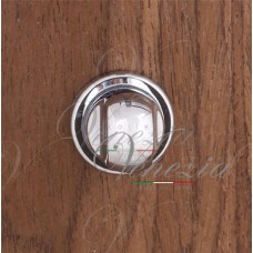 Фиксатор поворотный круглый Venezia Unique WC-30 (серия SLIM) полированный хром