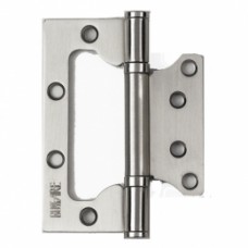 Петля универсальная без врезки Bussare B020-U 100X75X2.5-2Bb-1Sc, Хром матовый
