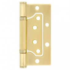 Петля универсальная без врезки Bussare B020-U 100X75X2.5-2Bb-1Sg, Золото матовое