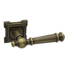 Ручка дверная на квадратной розетке Adden Bau Vintage Castello Vq212 Aged Bronze, Бронза состаренная