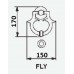 Дверная стучалка Mbc Fly Knocker "M" 150 Mm Латунь