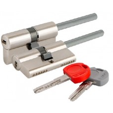 Цилиндровый механизм под вертушку Cisa (дл. шток)  Asix Pro Oe307-07.12 (60 Мм/25+10+25), Никель