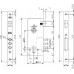 Замок врезной цилиндровый Kale-Kilit  152/3Mr (45 Mm) (Латунь) 3 ключа