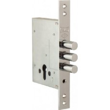 Корпус замка врезного цилиндрового Kale-Kilit  257 W/B (Никель) тех. комплектация