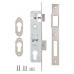 Корпус замка врезного цилиндрового узкопроф. Kale-Kilit 153 (25 Mm) W/B (Никель)
