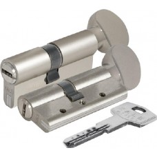 Цилиндровый механизм с вертушкой 164 Dbm-E/90 (40+10+40) Mm Никель 5 Кл. Kale-Kilit
