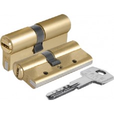 Цилиндровый механизм 164 Dbn-E/80 (30+10+40) Mm Латунь 5 Кл. Kale-Kilit