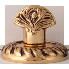 Дверная завертка Class Decor 60 Mm Золото 24 K + Коричневый