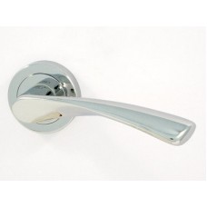 Ручка дверная на круглой розетке Pasini Ninfa Chrome Хром
