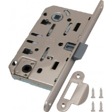 Замок сантехнический Agb Wc B01102.50.34.567 (Матовый хром) Mediana Evolution с отв. пл.