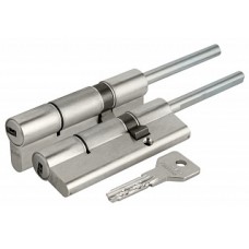 Цилиндровый механизм под вертушку Cisa (дл. шток)  Asix Oe307-87.12 (90 Мм/55+10+25), Никель