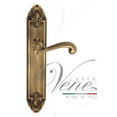 Ручка дверная на планке проходная Venezia Carnevale PL90 матовая бронза