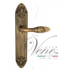 Ручка дверная на планке проходная Venezia Casanova PL90 матовая бронза