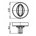 Фиксатор поворотный Armadillo Wc-Bolt Bk6/Urb Ob-13 Античная бронза