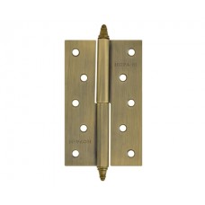Петля дверная универсальная Нора-М 610-5", Бронза матовая (Левая)