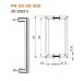 Ручка дверная скоба Fuaro Ph-23-25/300-Inox (нержавейка)