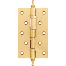Петля дверная универсальная Corona, Латунь полированная 125x75x3 mm