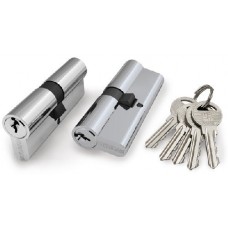 Цилиндровый механизм Fuaro 100 Za 80 Mm (30+10+40) Cp Хром 5 Кл.