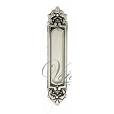 Ручка для раздвижной двери Venezia Decor U122 Серебро натуральное + черный