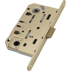 Замок сантехнический Agb WC без отв. B01102.50.23 (матовое золото) Mediana Evolution