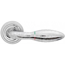 Ручка дверная на круглой розетке Extreza "MIREL" (Мирел) 316  R03 Хром полированный F04