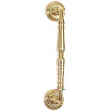 Ручка дверная скоба Extreza CLASSIC "PETRA" 250мм (205мм) R01 полированное золото F01