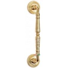 Ручка дверная скоба Extreza CLASSIC "PETRA" 250мм (205мм) R03 полированное золото F01