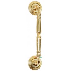 Ручка дверная скоба Extreza CLASSIC "PETRA" 250мм (205мм) R05 полированное золото F01