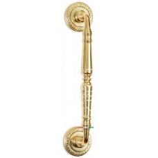 Ручка дверная скоба Extreza CLASSIC "PETRA" 250мм (205мм) R06 полированное золото F01