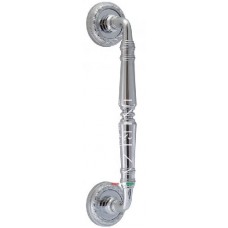 Ручка дверная скоба Extreza CLASSIC "PETRA" 250мм (205мм) R02 Полированный хром F04