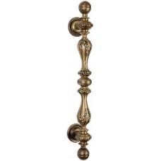 Ручка дверная скоба Extreza CLASSIC "NIKA" 630 мм матовая бронза F03