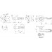 Ручка дверная кноб Punto 6030 SB-B (фик.) Золото матовое