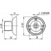 Фиксатор поворотный Armadillo Wc-Bolt BKW8-1SN/CP-3 Матовый никель/Хром