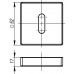 Декоративная накладка Armadillo NORMAL PS USQ CP-8 Хром 2 шт.