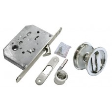 Комплект для раздвижных дверей Morelli MHS-1 WC SC, Хром матовый