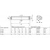 Доводчик дверной Punto SD-2030 WH 40-55 кг (белый)